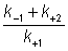 (k-1 + k+2)/k+1
