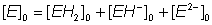 [E]0 = [EH2]0 + [EH-]0 + [E2-]0