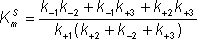 KmS = (k-1k-2 + k-1k+3 + k+2k+3)/( k+1(k+2 + k-2 +k+3))
