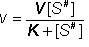 v = V[S hash]/( K + [S hash])