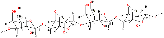 -(1-3)-beta-D-galactopyranose-(1-4)-3,6-anhydro-alpha-L-galactopyranose unit