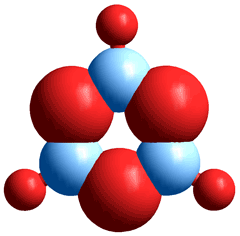 Boroxol ring structure of boron trioxide