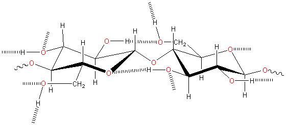 cellulose structure hydrogen bonds