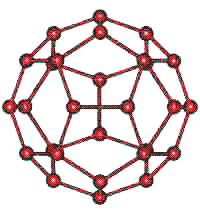 network of the 28-molecule cluster
