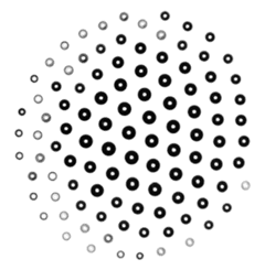 Hexagonally-patterned microdroplets, from [3331]