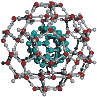 C60 fullerene in an icosahedral water cluster