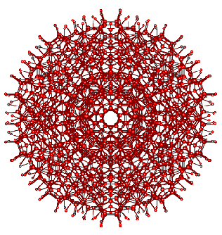 Supercluster of thirteen water icosahedra