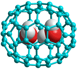 C70 fullerene containing a water dimer [2517]