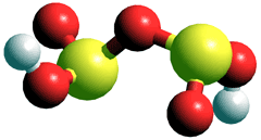Putative disulfurous acid