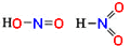 Nitrous acid exists in

two isomeric forms 