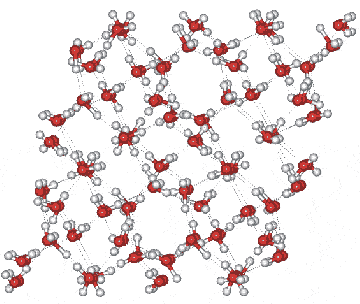 hydrogen bonds ice