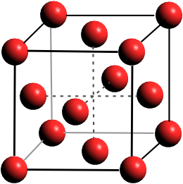 Ice-XVIII oxygen lattice