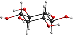 inositol structure modeled in a vacuum