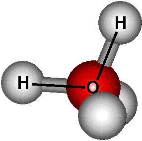 h2o molecule 3d