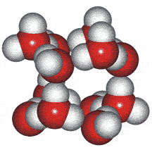 Ice Ih cell cluster