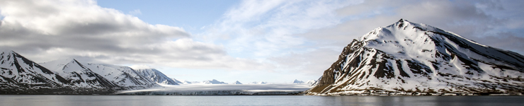 Svalbard; gaseous, liquid and solid water
