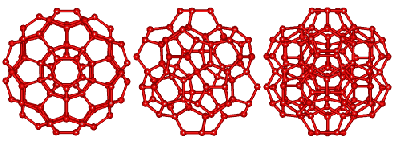 Tesselated dodecahedral water cluster