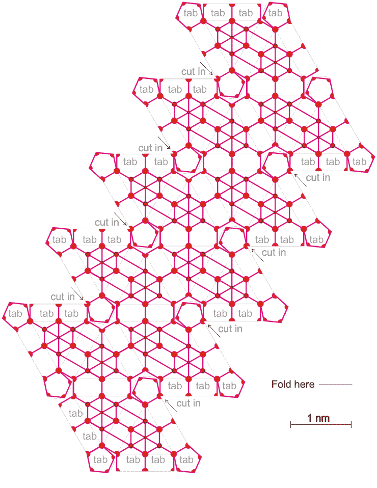 Paper truncated icosahedron