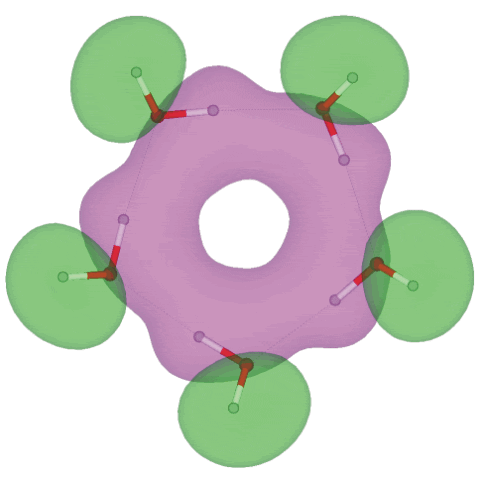 Molecular orbital 11 (of 25) for cis-(H2O)5